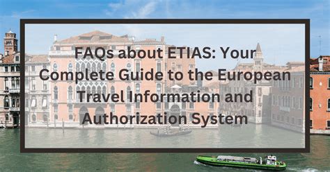 FAQs on ETIAS .